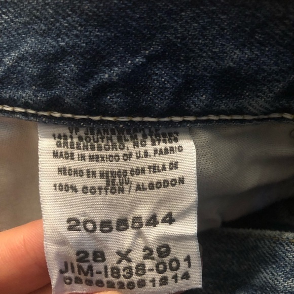 Vintage Lee Relaxed For High Waisted Straight Leg Jeans 28x29 - Picture 8 of 9